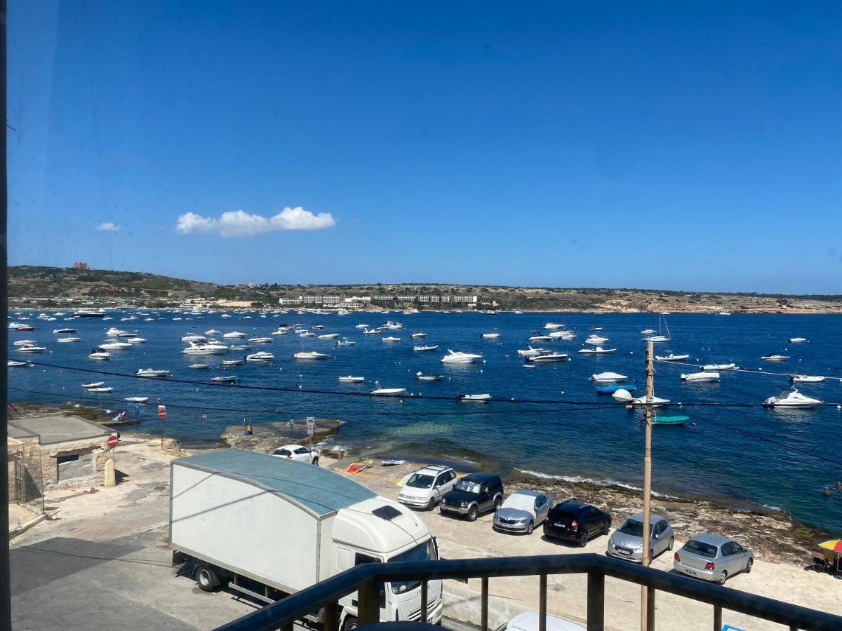 Sea Front Apartment At Mellieha Bay, Malta! 외부 사진