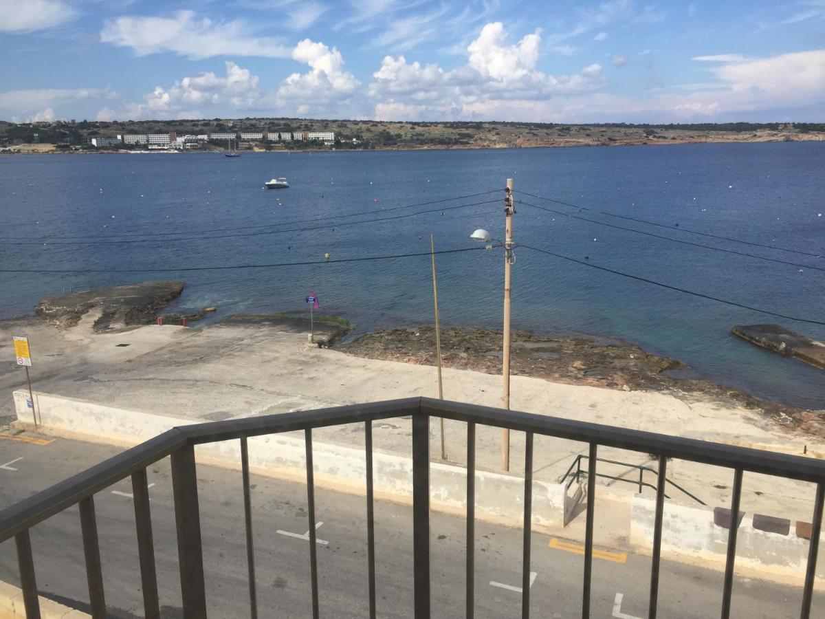 Sea Front Apartment At Mellieha Bay, Malta! 외부 사진